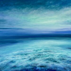 Ulrike Schmelter_Turqouise Sea_2023_Acryl_Lw_100x140 cm